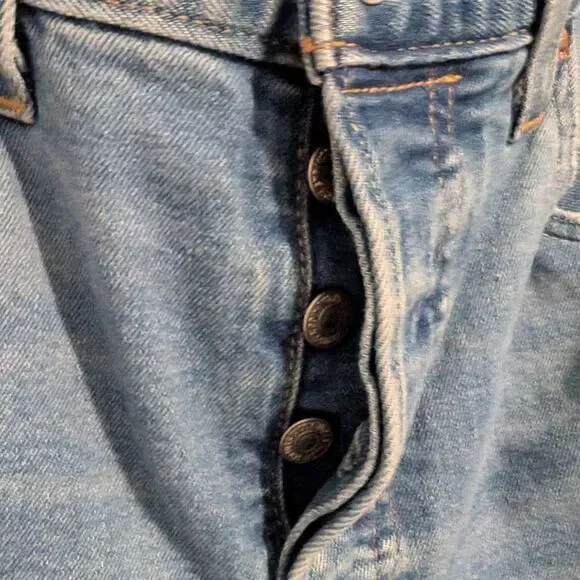 Levi's/501 Light Blue Jeans Sz 31 L32 - Picture 5 of 10